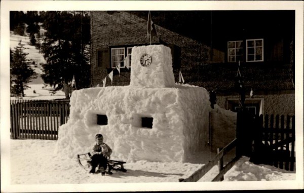 Schneeburg in ? Vorderseite