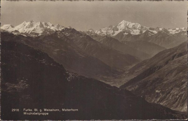 Furka - Passhöhe (2436 m) Vorderseite
