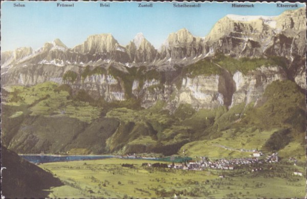 Walenstadt mit Churfirsten