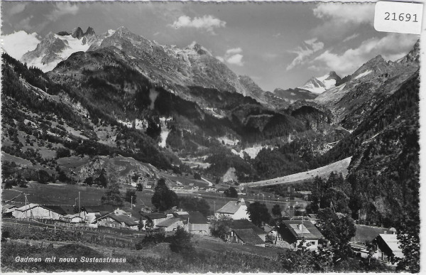 Gadmen mit neuer Sustenstrasse