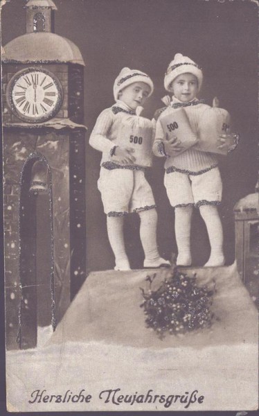 Neujahrsgrüsse Vorderseite