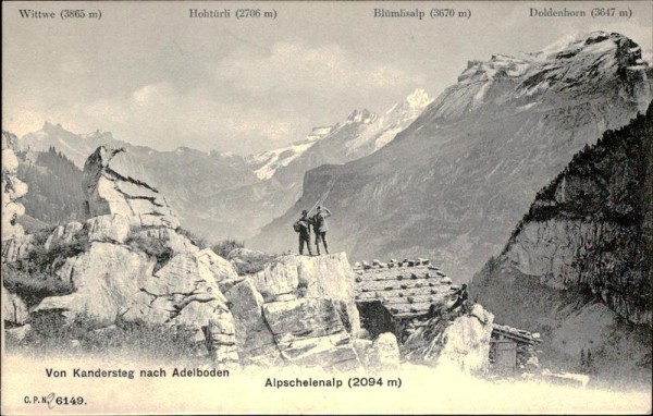 Von Kandersteg nach Adelboden. Vorderseite