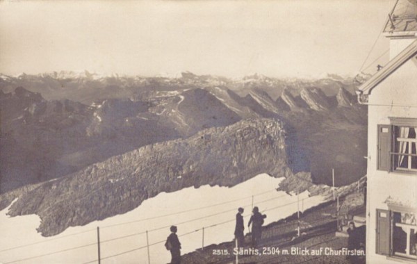 Säntis - Blick auf Churfirsten