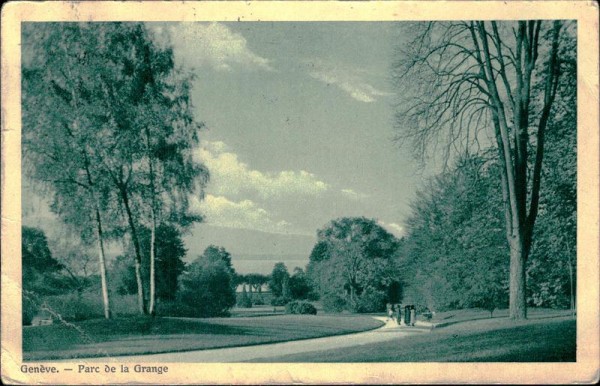 Genève - Parc de la Grange Vorderseite