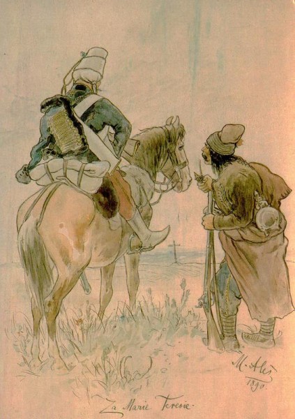 Mikolas Ales: Husaren (unter Maria Theresia) 1980 Vorderseite