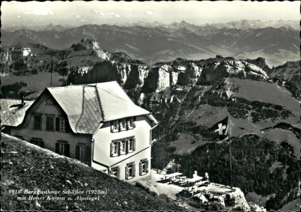 Berggasthaus Schäfler (1924 m) Vorderseite