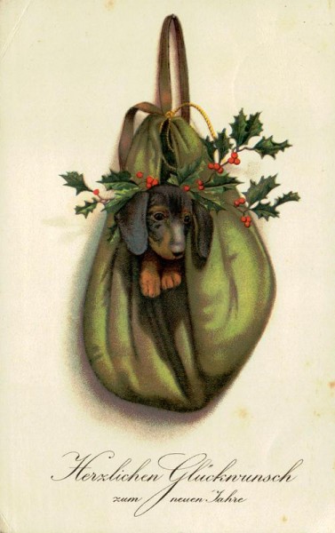 Herzlichen Glückwunsch zum neuen Jahr Vorderseite