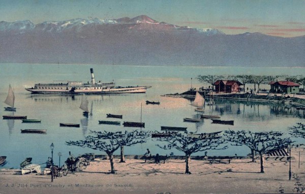 Port d'Ouchy et Montagnes de Savoie Vorderseite