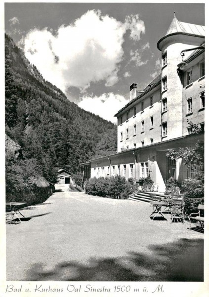 Val Sinestra (Bad und Kurhaus 1500 m) Vorderseite