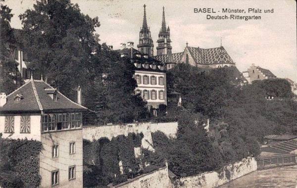 Basel - Münster, Pfalz und Deutsch-Rittergarten Vorderseite