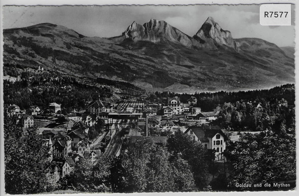Goldau und die Mythen mit Bahnhof