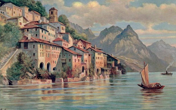 Lago di Lugano, Gandria Vorderseite