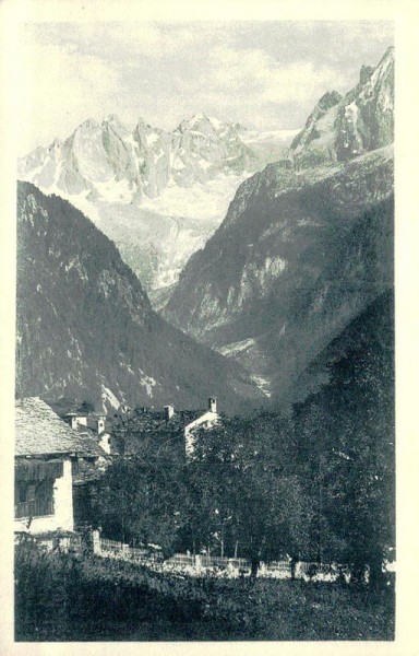 Soglio mit Bodacagruppe Vorderseite