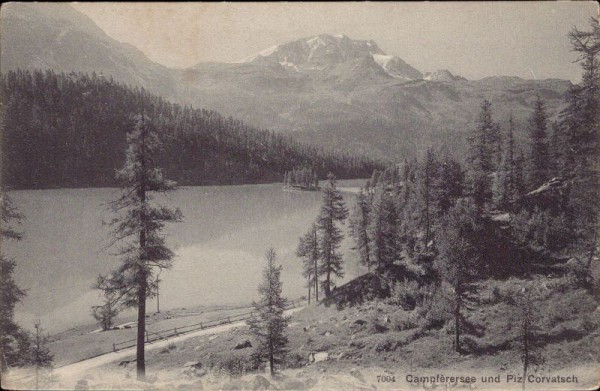 Campfèrersee und Piz Corvatsch
