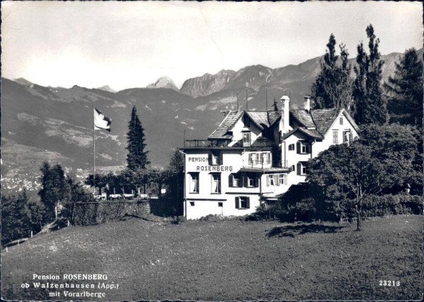 Walzenhausen, Pension Rosenberg Vorderseite