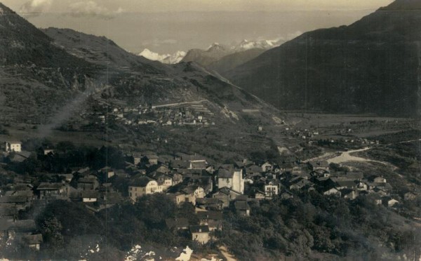 Varen g. Leuk, Bortelhorn-Mte Leone Vorderseite