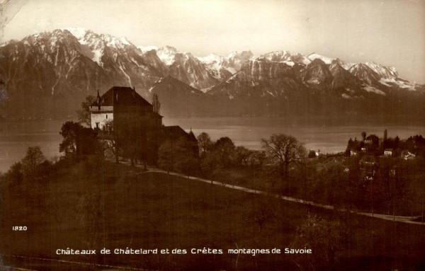 Château du Châtelard et des Crêtes montagnes de Savoie Vorderseite