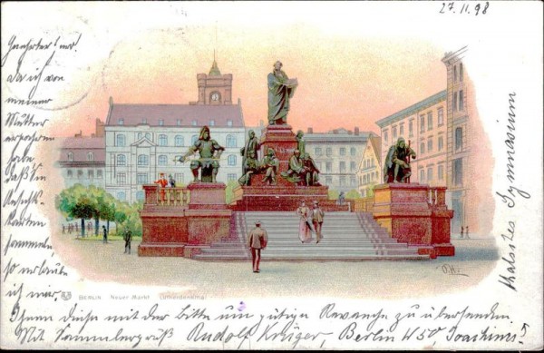 Neuer Markt (Berlin) Vorderseite