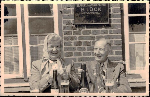 Lübeck, vor der Brauerei zur Walkmühle Vorderseite