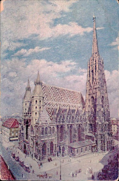 Wien - Stephanskirche Vorderseite