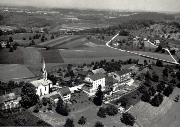 Kurhaus "Marienburg", St. Pelagiberg TG - Flugaufnahmen Vorderseite