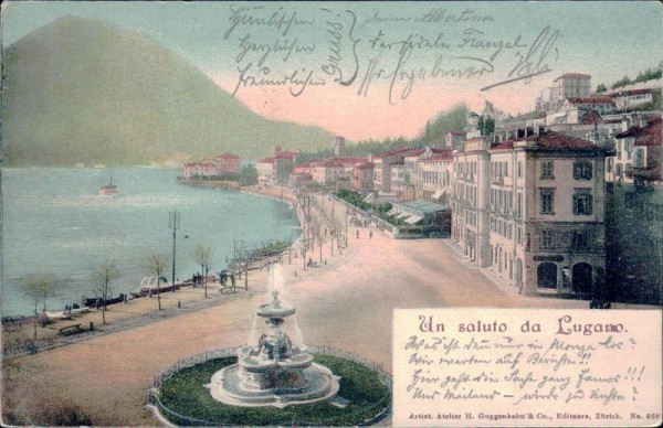 un saluto da Lugano Vorderseite