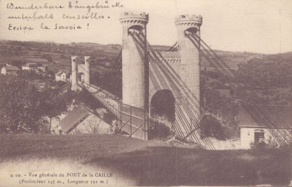 Vue générale du Pont de la Caille