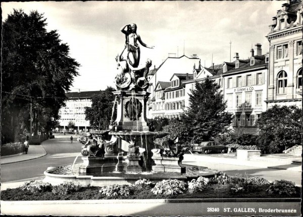 St. Gallen, Broderbrunnen Vorderseite