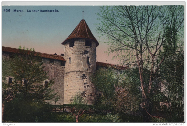 Murten - Morat - La tour bombardée