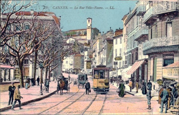 Cannes LA Rue Felix-Faure Vorderseite
