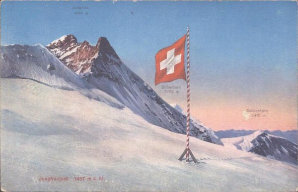 Jungfraujoch Vorderseite