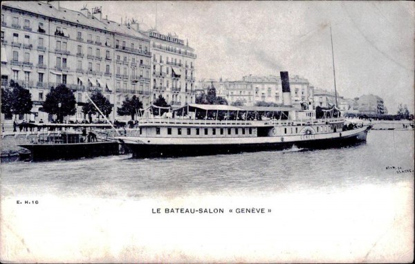 Le Bateau-Salon Genève Vorderseite