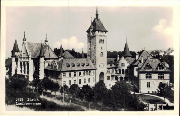 Zürich - Landesmuseum Vorderseite