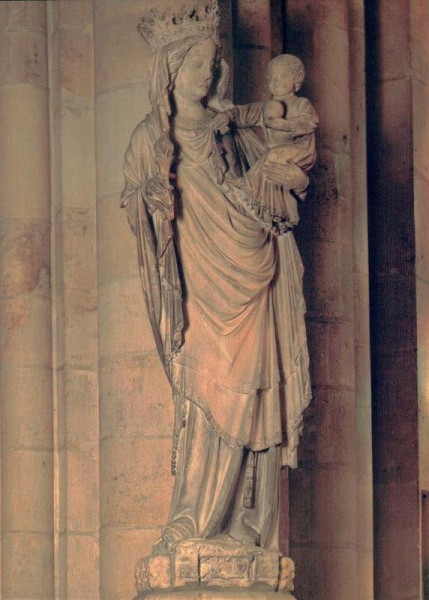 La Cathédrale Notre-Dame de Paris. Vierge du XIV siècle Vorderseite