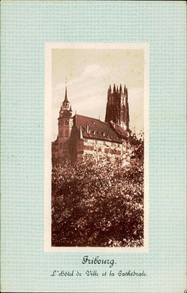 Cathédrale Saint-Nicolas de Fribourg Vorderseite