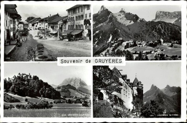 Souvenir de Gruyères  Vorderseite