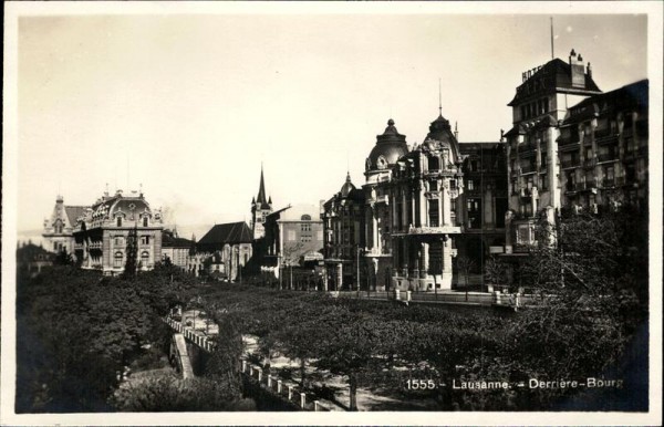 Lausanne - Derrière-Bourg Vorderseite