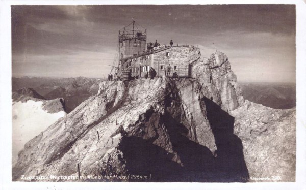 Zugspitz Westgipfel im Münchner Haus (2954m)