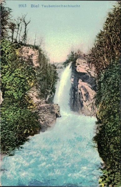 Biel - Taubenlochschlucht Vorderseite