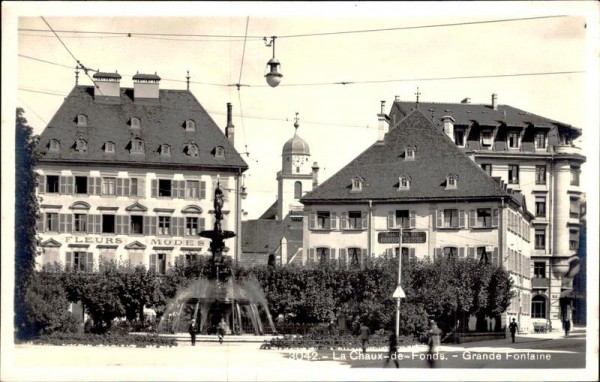 La Chaux-de-Fonds - Grande Fontaine Vorderseite
