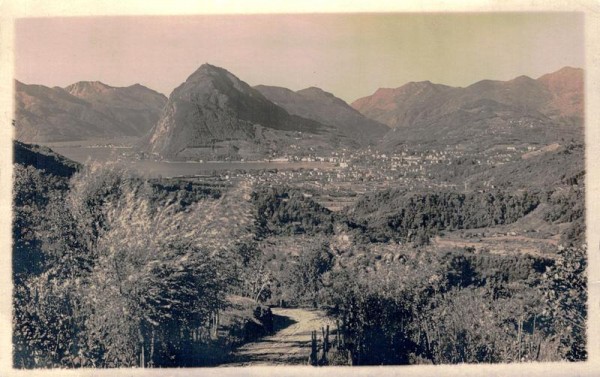 Vue génèrale de Lugano Vorderseite