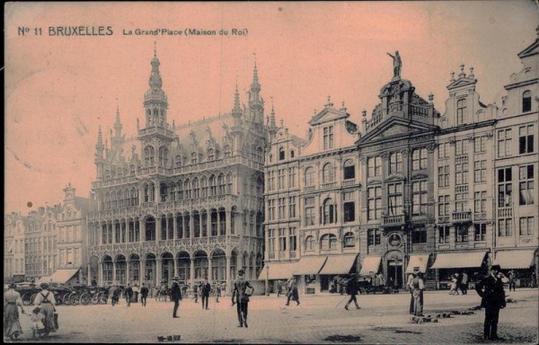 Bruxelles - la Grand Place  Vorderseite