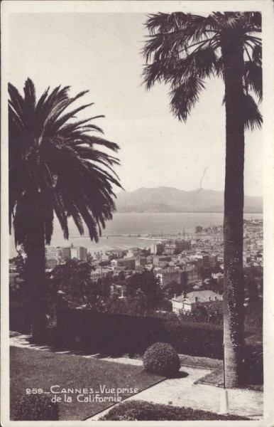 Cannes - Vueprise de la Californie