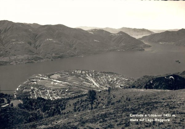 Cardada s. Locarno. Visata sul Lago Maggiore Vorderseite