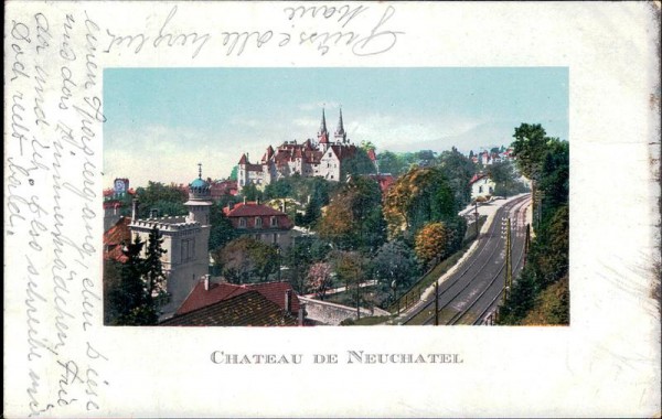 Château de Neuchâtel Vorderseite