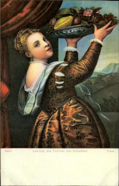 Lavinia, die Tochter des Künstlers Vorderseite