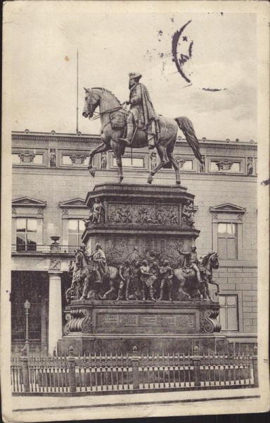 Berlin. Unter den Linden, Friedrich d.Grosse Vorderseite
