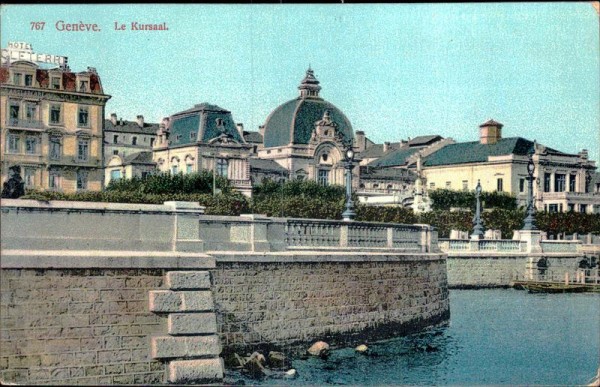 Genève. Le Kursaal Vorderseite