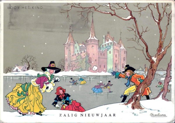Zallig Nieuwjaar Vorderseite