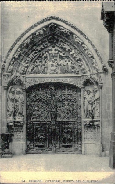 Burqos: Catedral, Puerta del Claustro Vorderseite
